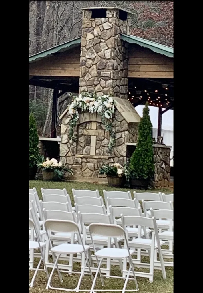 Wedding at Deer Crossing Lodge near Helen, GA &mdash; Marriage Alter