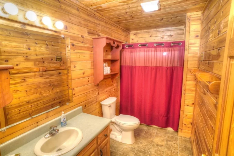 Deer Crossing Lodge Bathroom #4 near Helen, GA