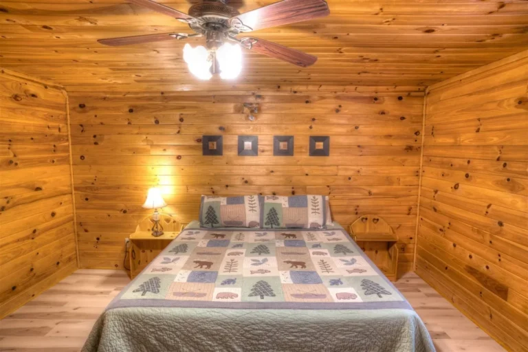 Forest Haven Cabin Bedroom #1 near Helen, GA