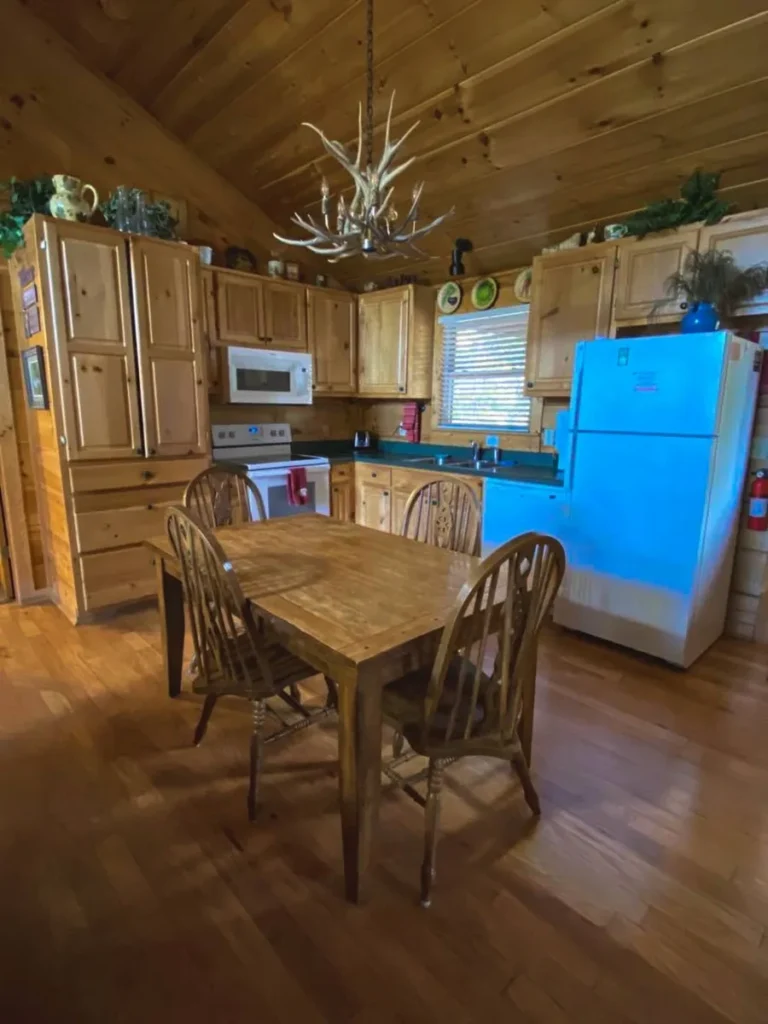 131 Hutch Mountain 11 Hutch Mountain Cabin Kitchen in Sautee Nacoochee, GA