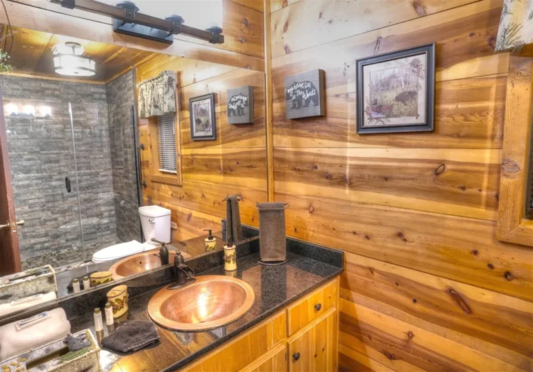 97 Serenity 20 Serenity Cabin Bathroom #2 in Sautee Nacoochee, GA
