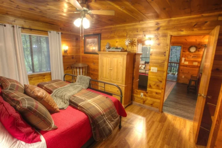 97 Serenity 6 Serenity Cabin Bedroom and Armor in Sautee Nacoochee, GA