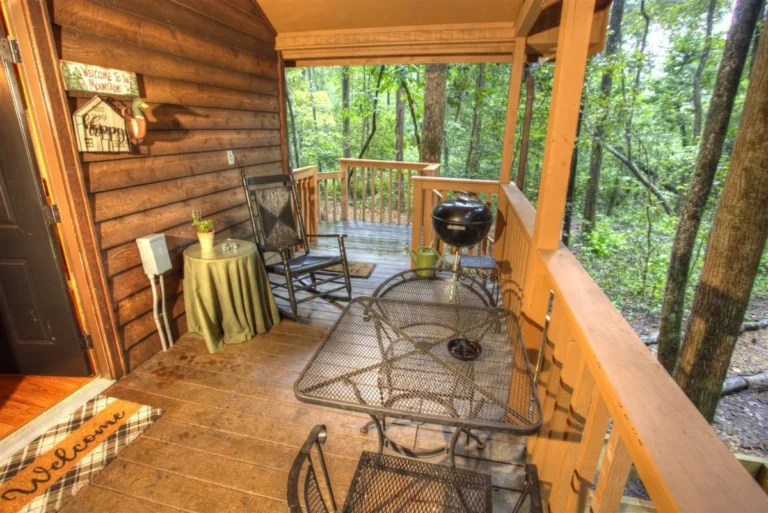 97 Serenity 9 Serenity Cabin Porch in Sautee Nacoochee, GA