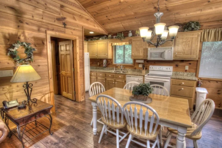 165 Southern Seclusion 13 Southern Seclusion Cabin Dining Area in Sautee Nacoochee, GA