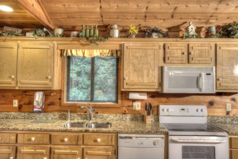 165 Southern Seclusion 10 Southern Seclusion Cabins Kitchen Counter in Sautee Nacoochee, GA
