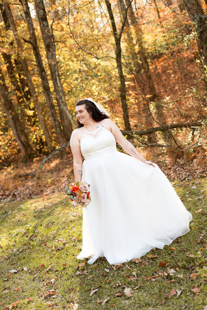 Wedding at Deer Crossing Lodge near Helen, GA &mdash; Beautiful Bride