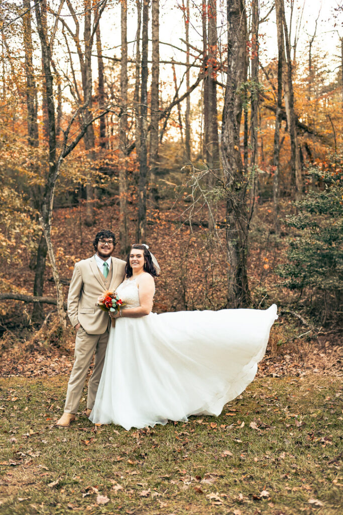 Wedding at Deer Crossing Lodge near Helen, GA &mdash; Happy Couple